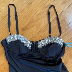 Marciano Dress with Rhinestone Details